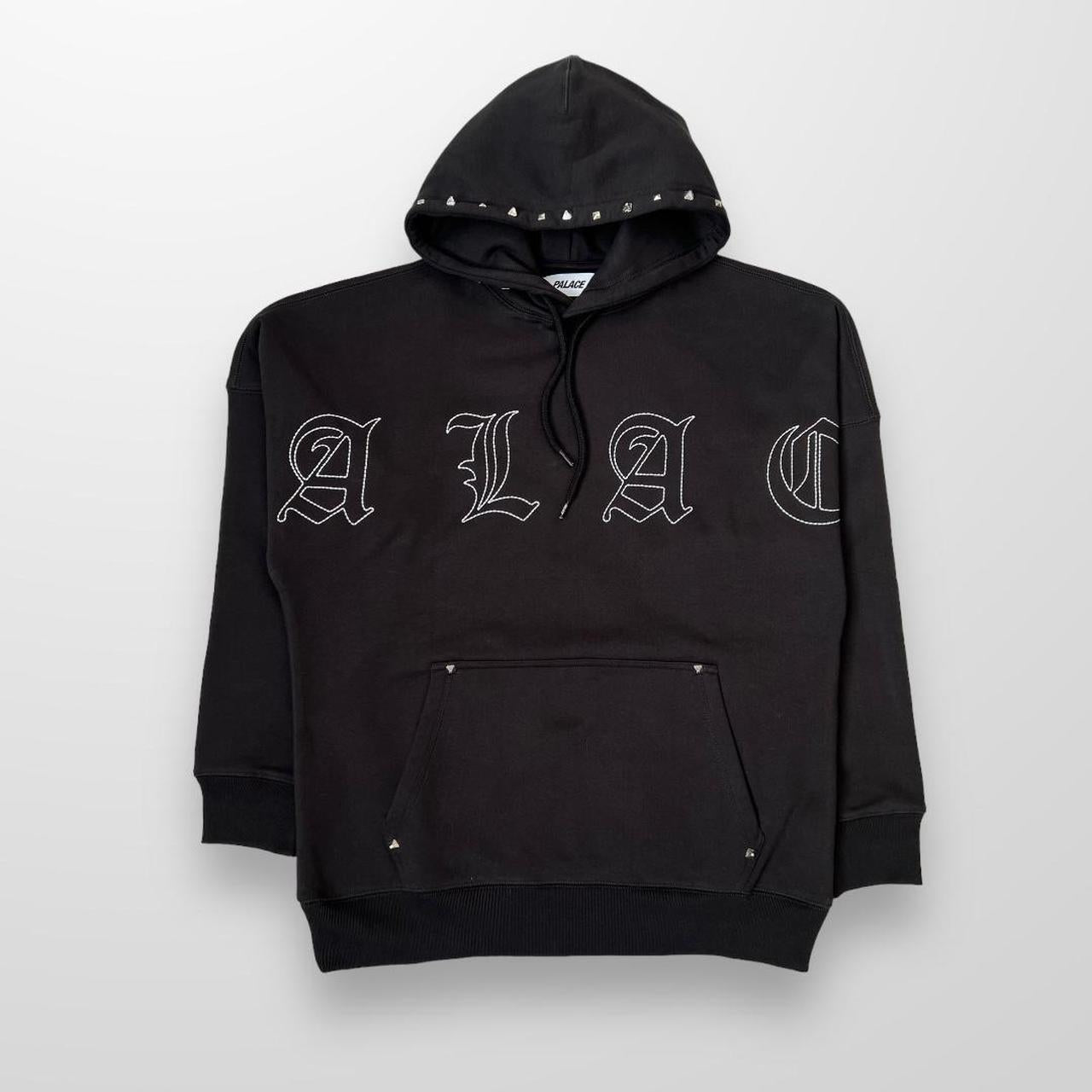 Palace Stud Hoodie In Black