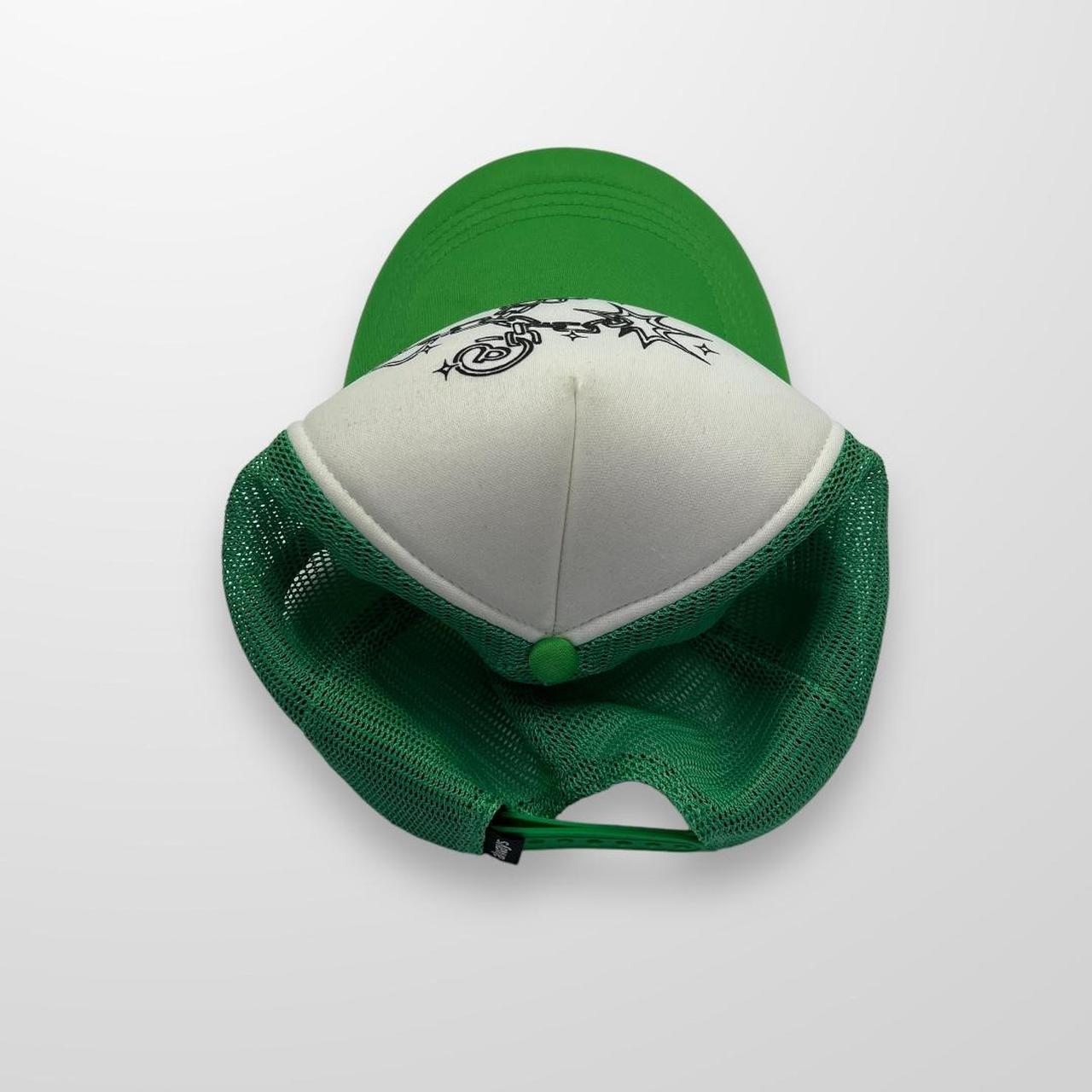 ADWYSD Trucker Mesh Cap In Green & White