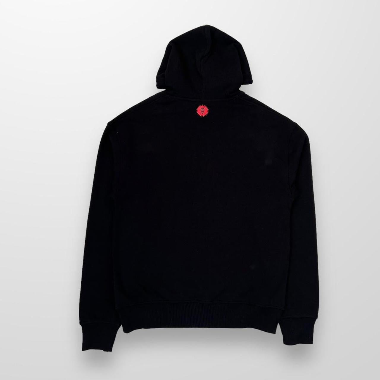 Ice Cream Soft Serve Logo Hoodie In Black