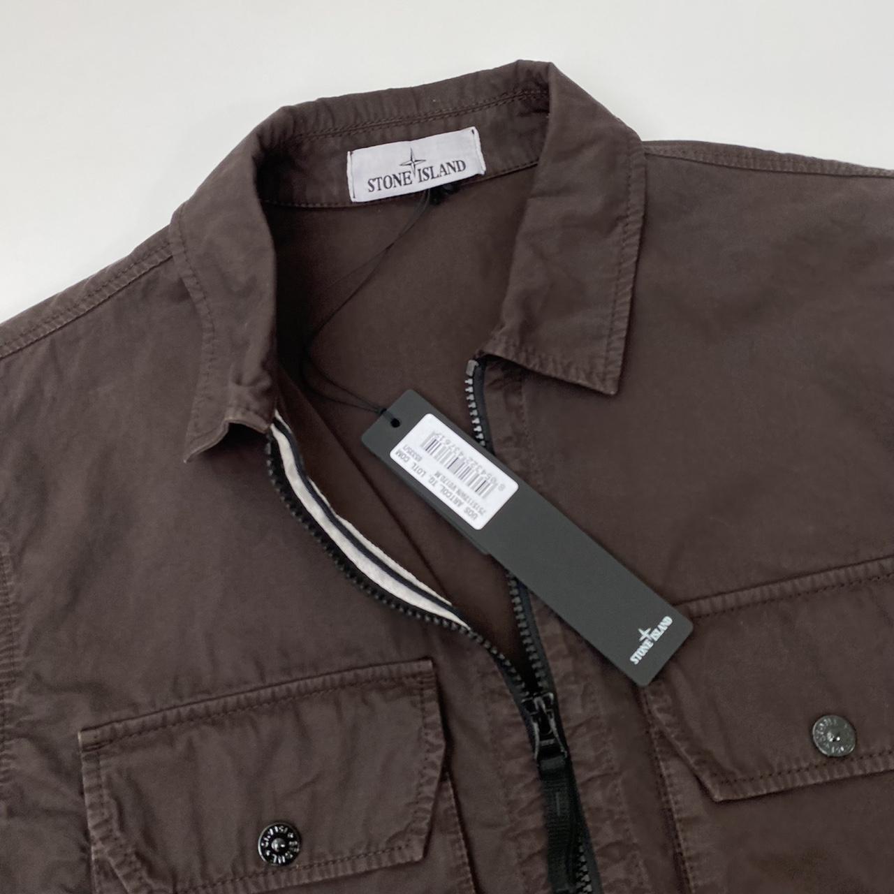 Stone Island Lightweight Jacket In Brown