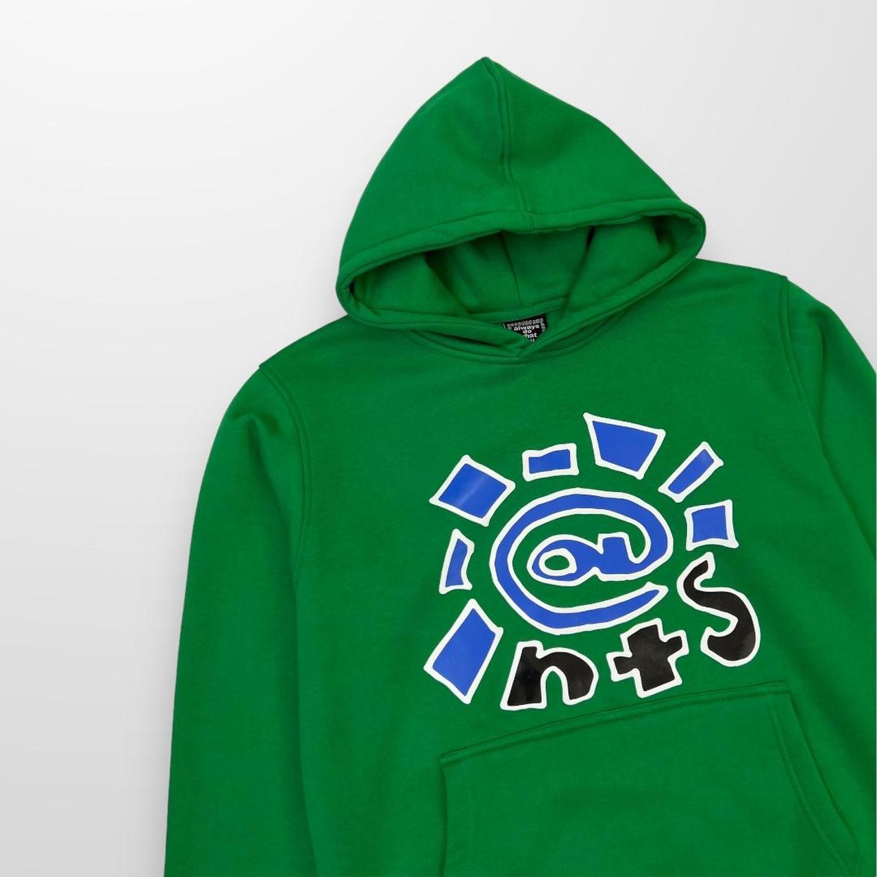 Always Do What You Should Do x NTS Radio Hoodie In Green & Blue