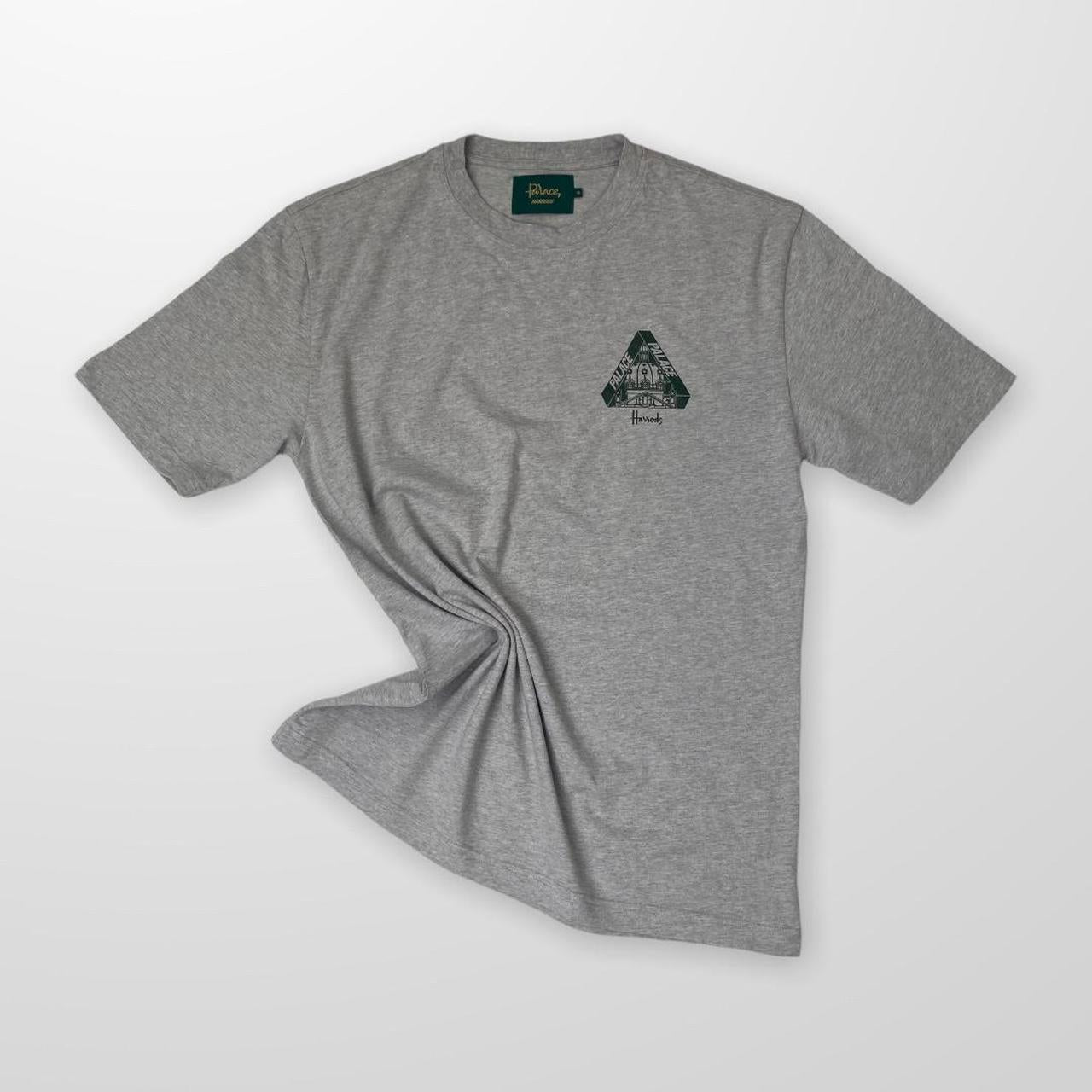 Palace Harrods Crest T-Shirt In Grey