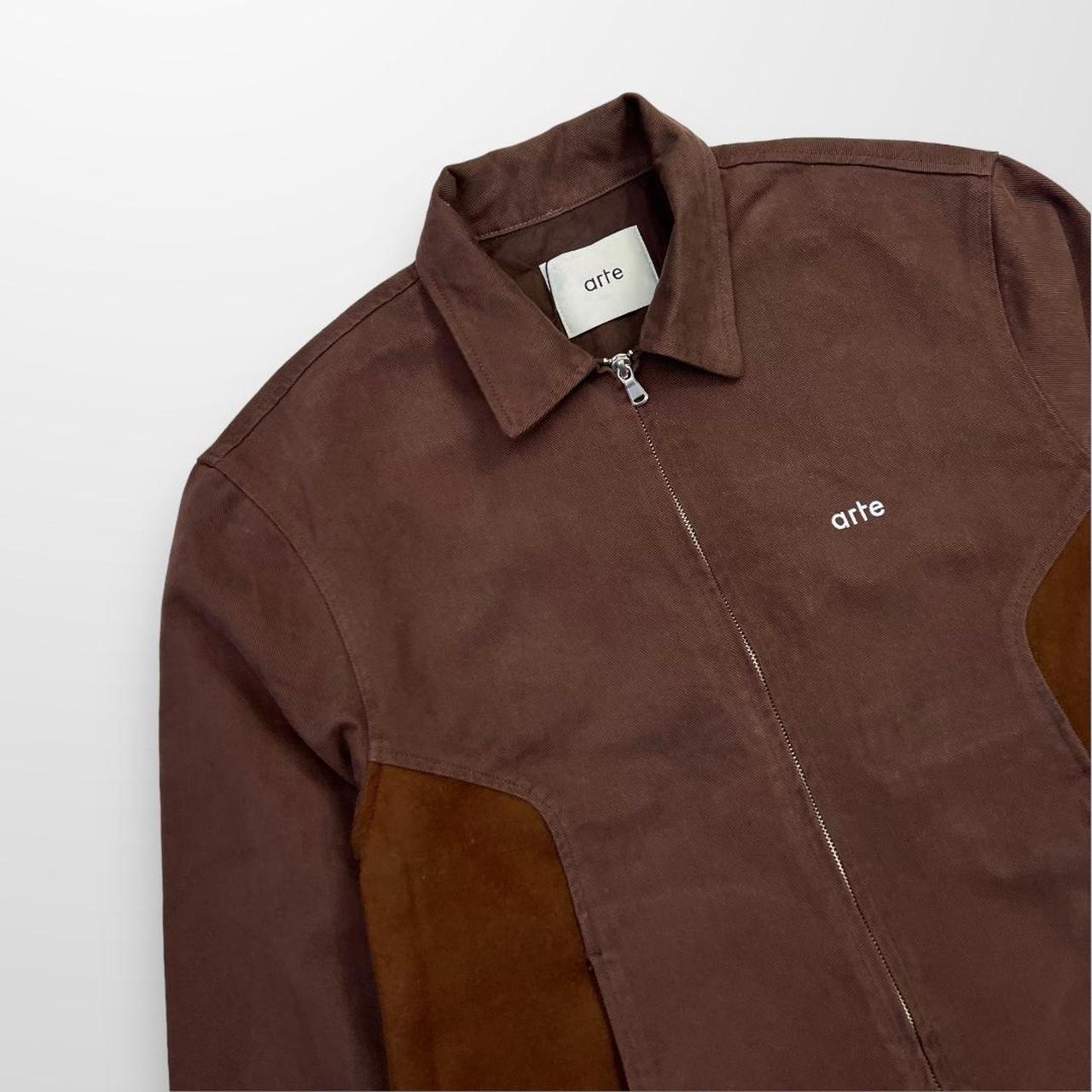 Arte Jones Double Jacket In Brown