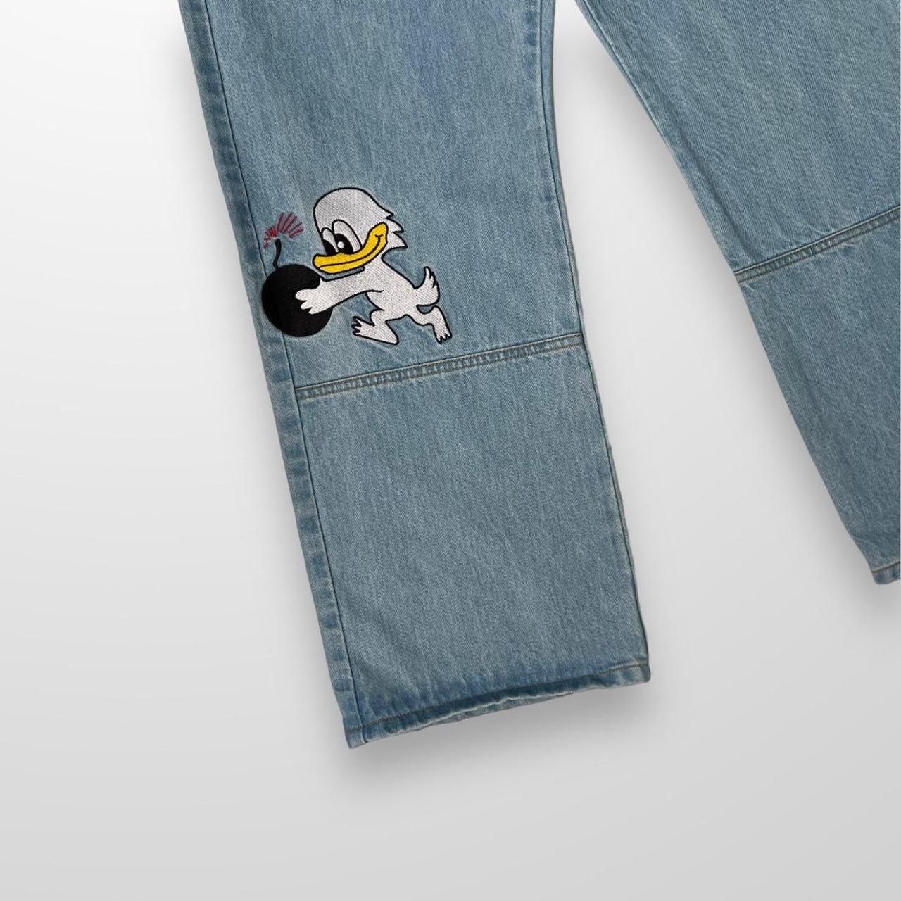 Palace Duck Bomb Panel Jeans Stone Wash
