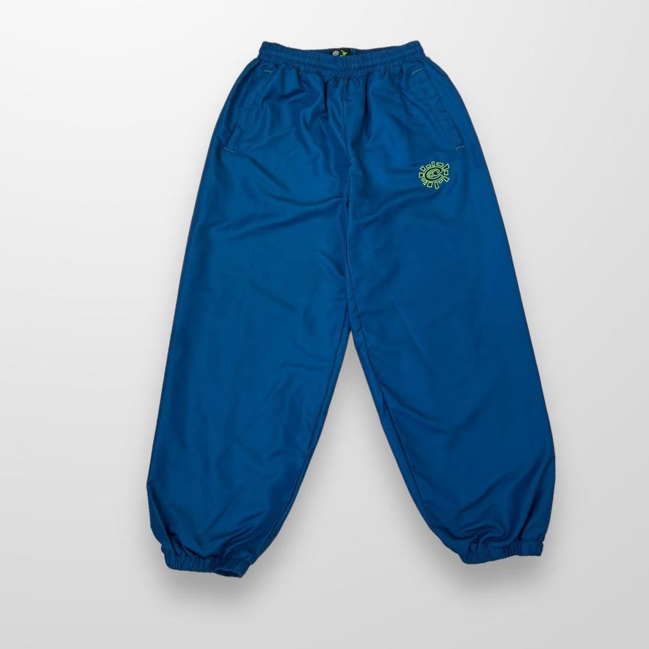 ADWYSD Nylon Tracksuit Bottoms In Blue