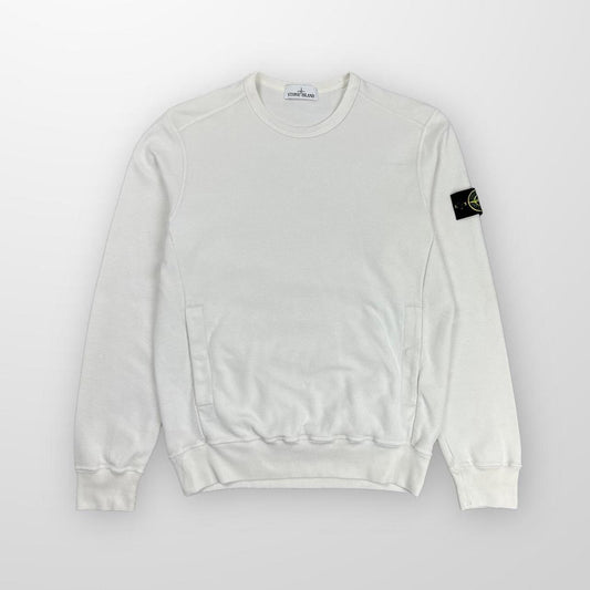 Stone Island Crewneck Sweatshirt In White