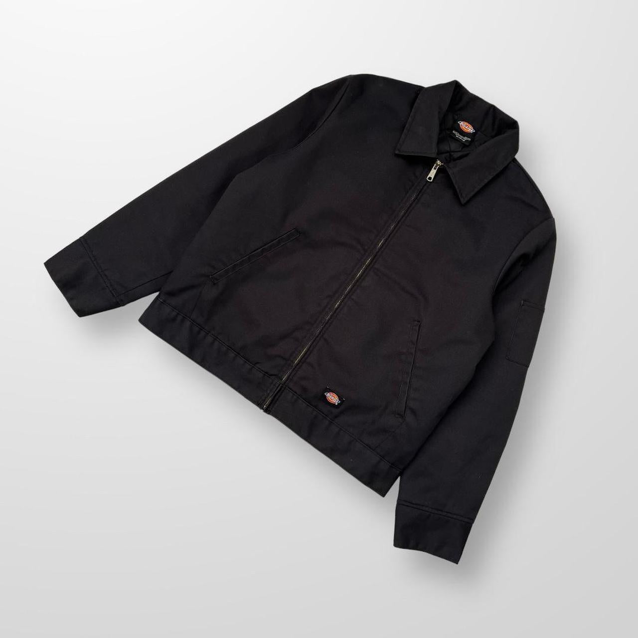 Dickies Quilted Work Jacket In Black