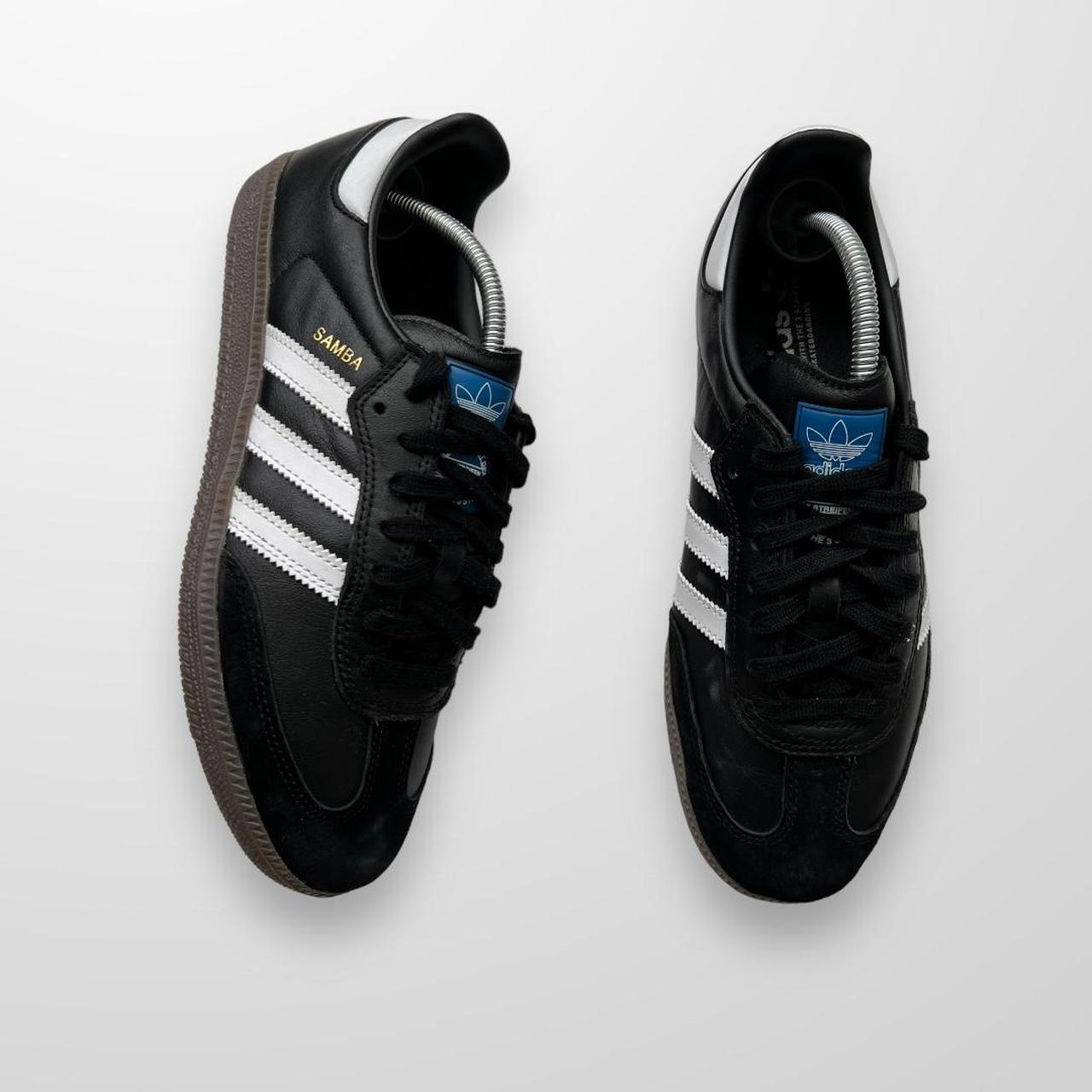 Adidas Samba OG Trainers In Black, White & Brown