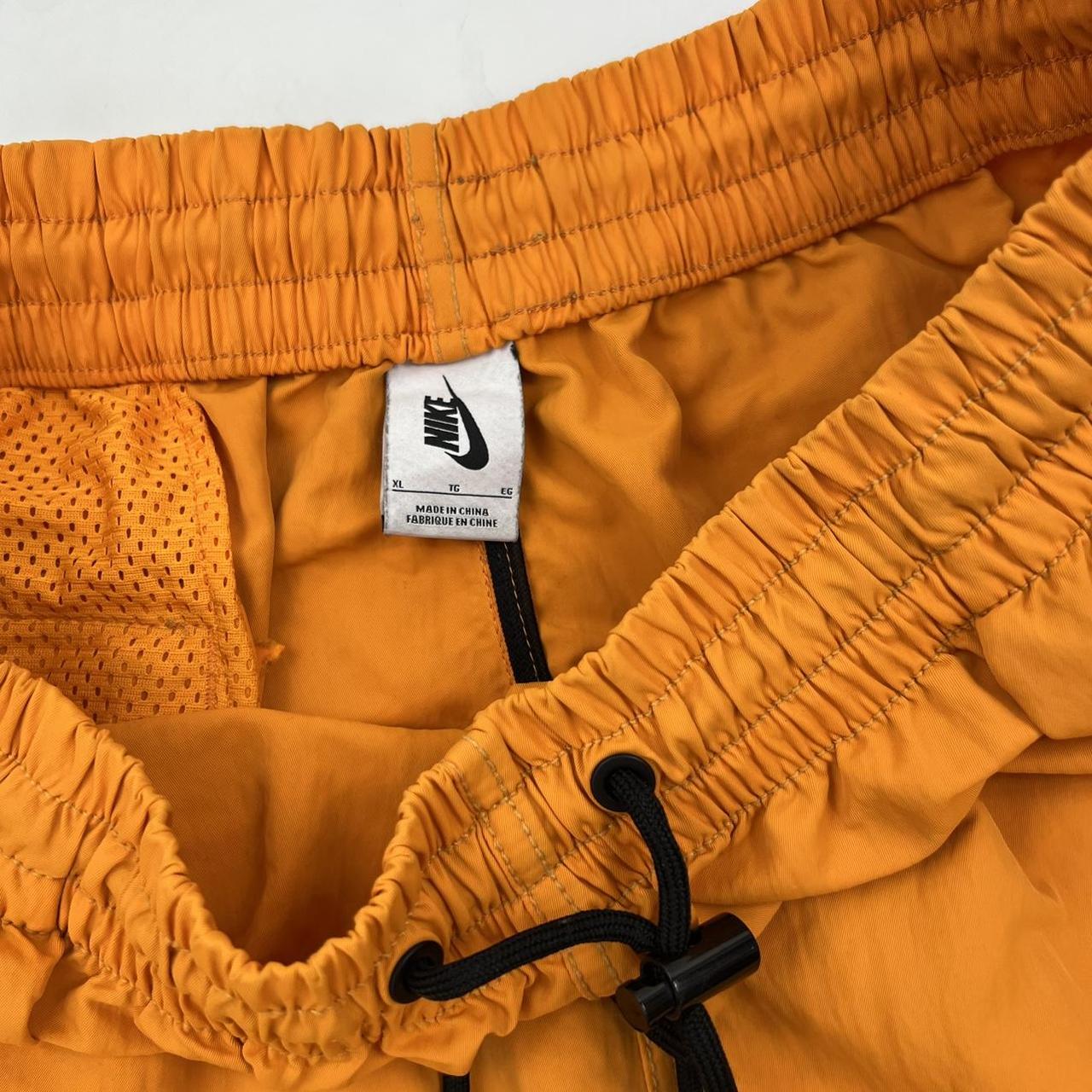 Nike NRG Nylon Shorts In Mustard / Orange