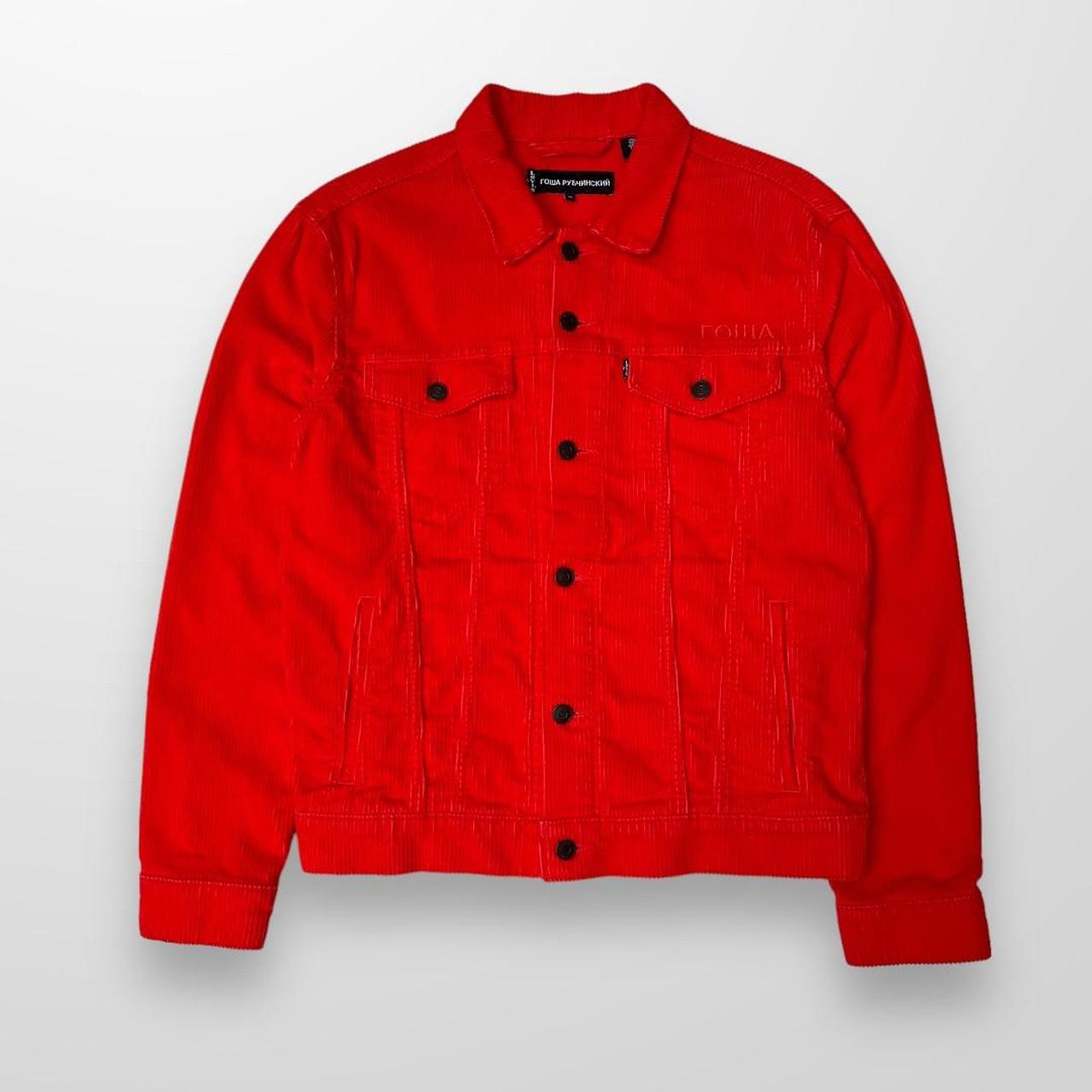 Gosha Rubchinskiy x Levi s Corduroy Trucker Jacket Red