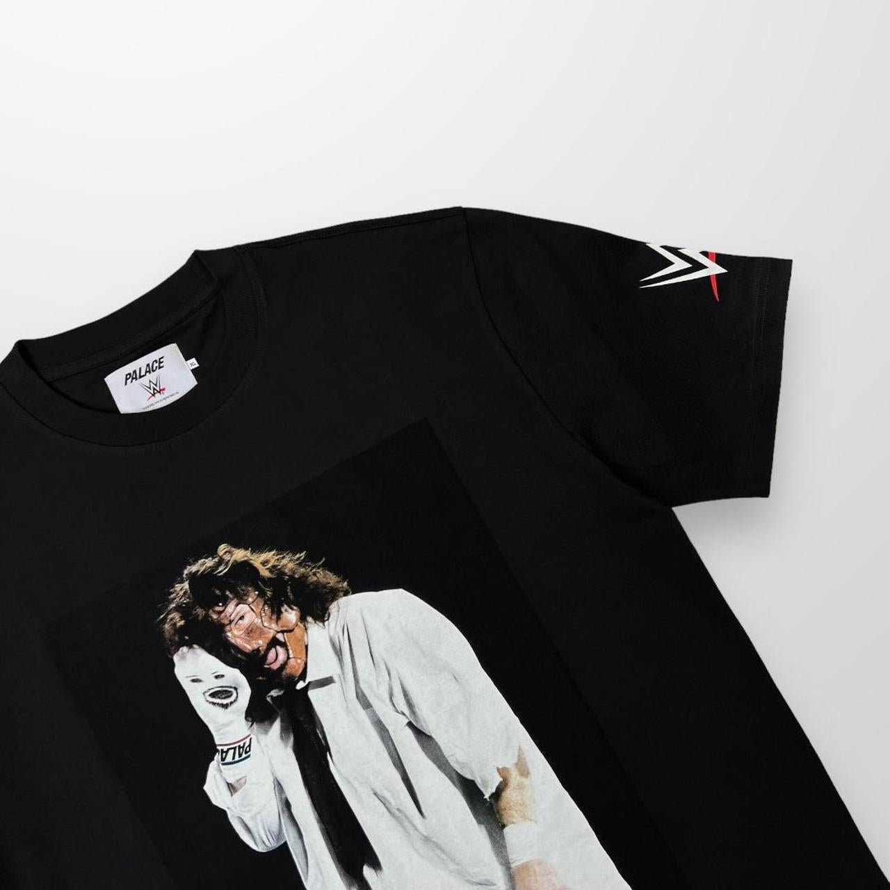 Palace x WWE Mankind Sock T-Shirt Black