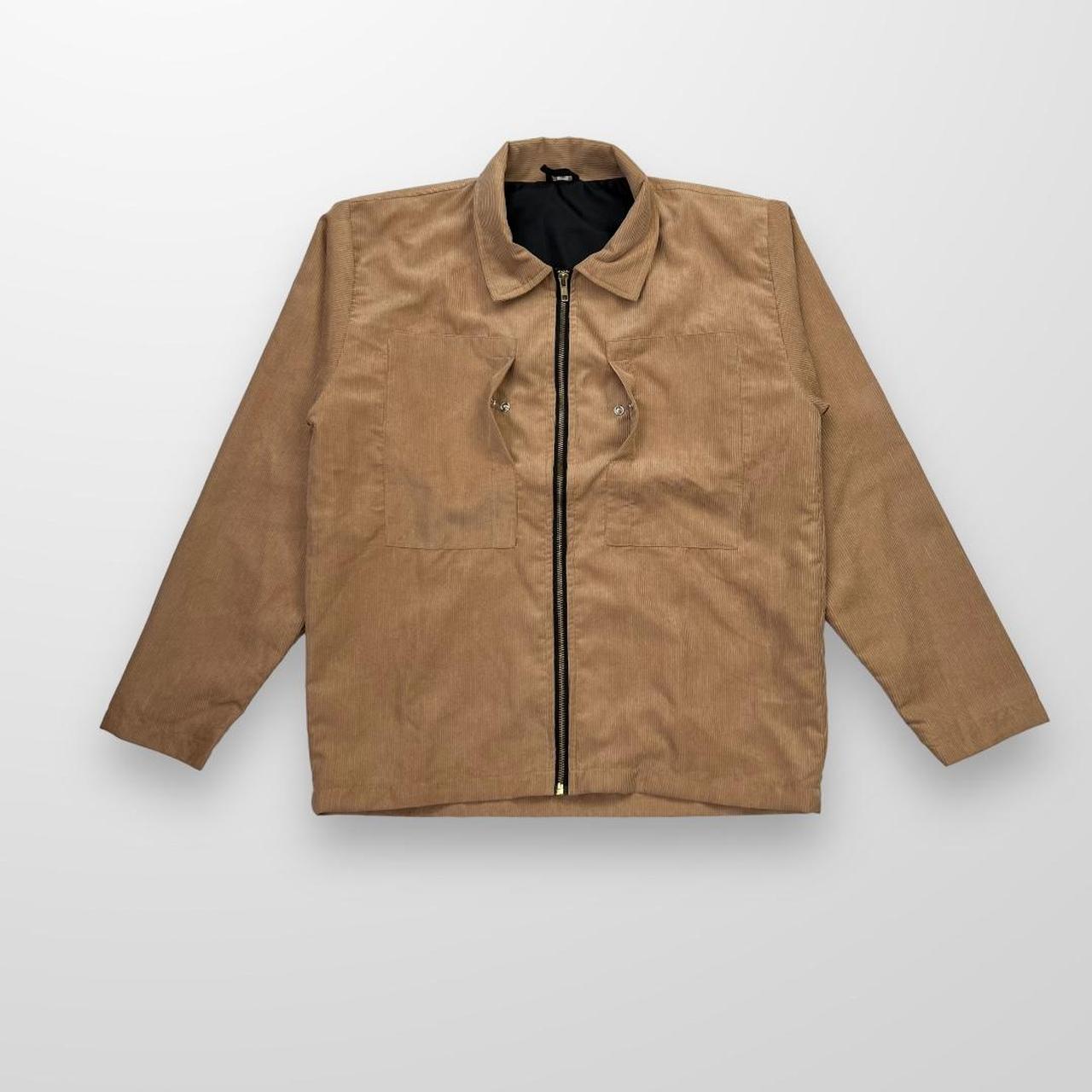 ADWYSD Evening Corduroy Jacket In Camel