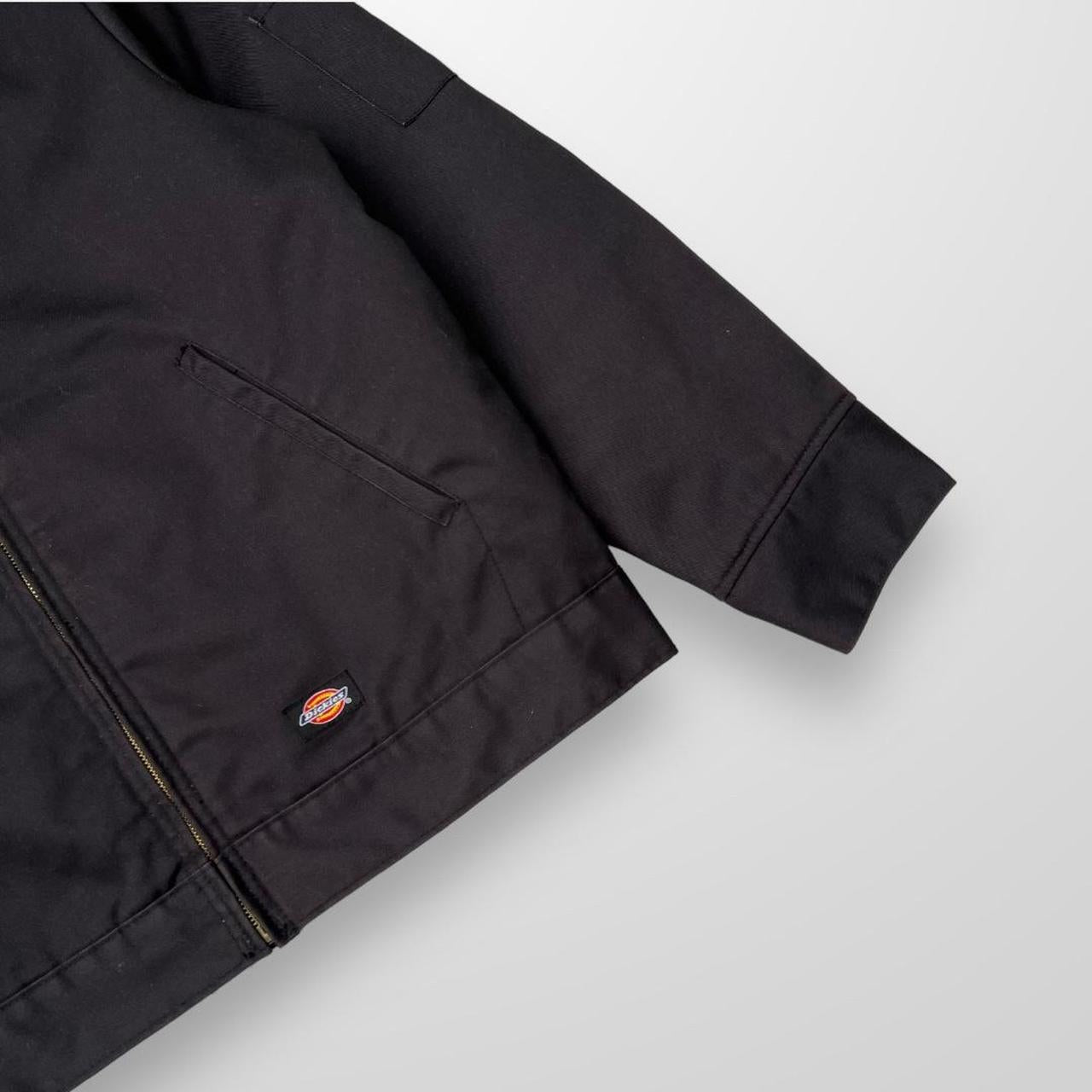 Dickies Quilted Work Jacket In Black