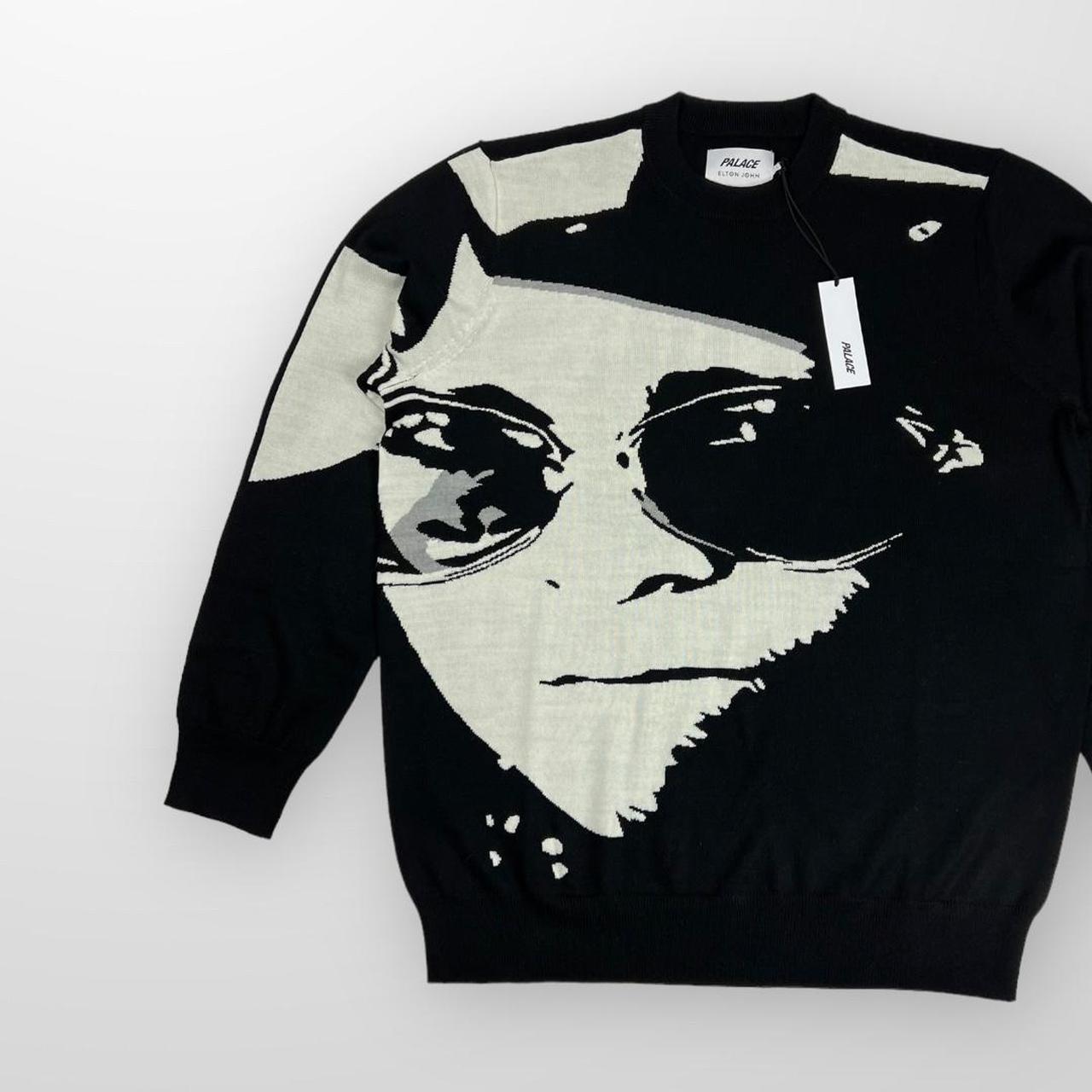 Palace Elton John Jumper In Black & White