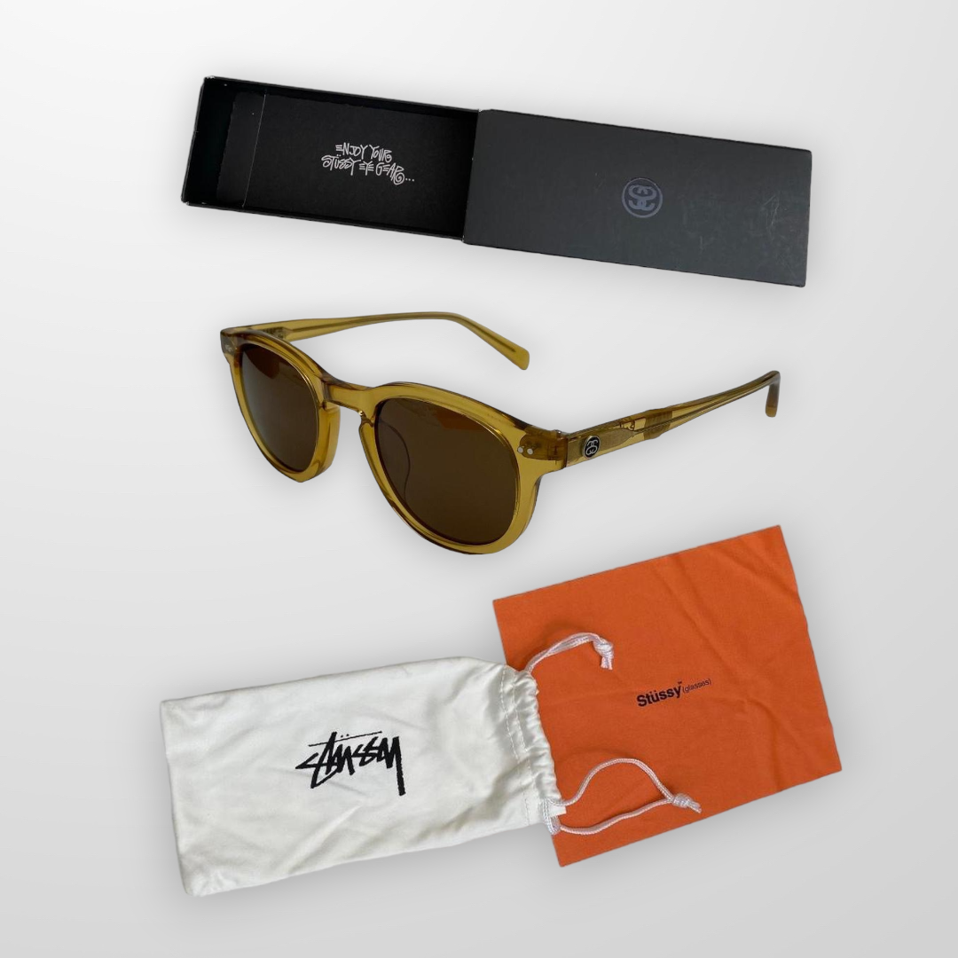 Stussy Romeo Sunglasses In Brown