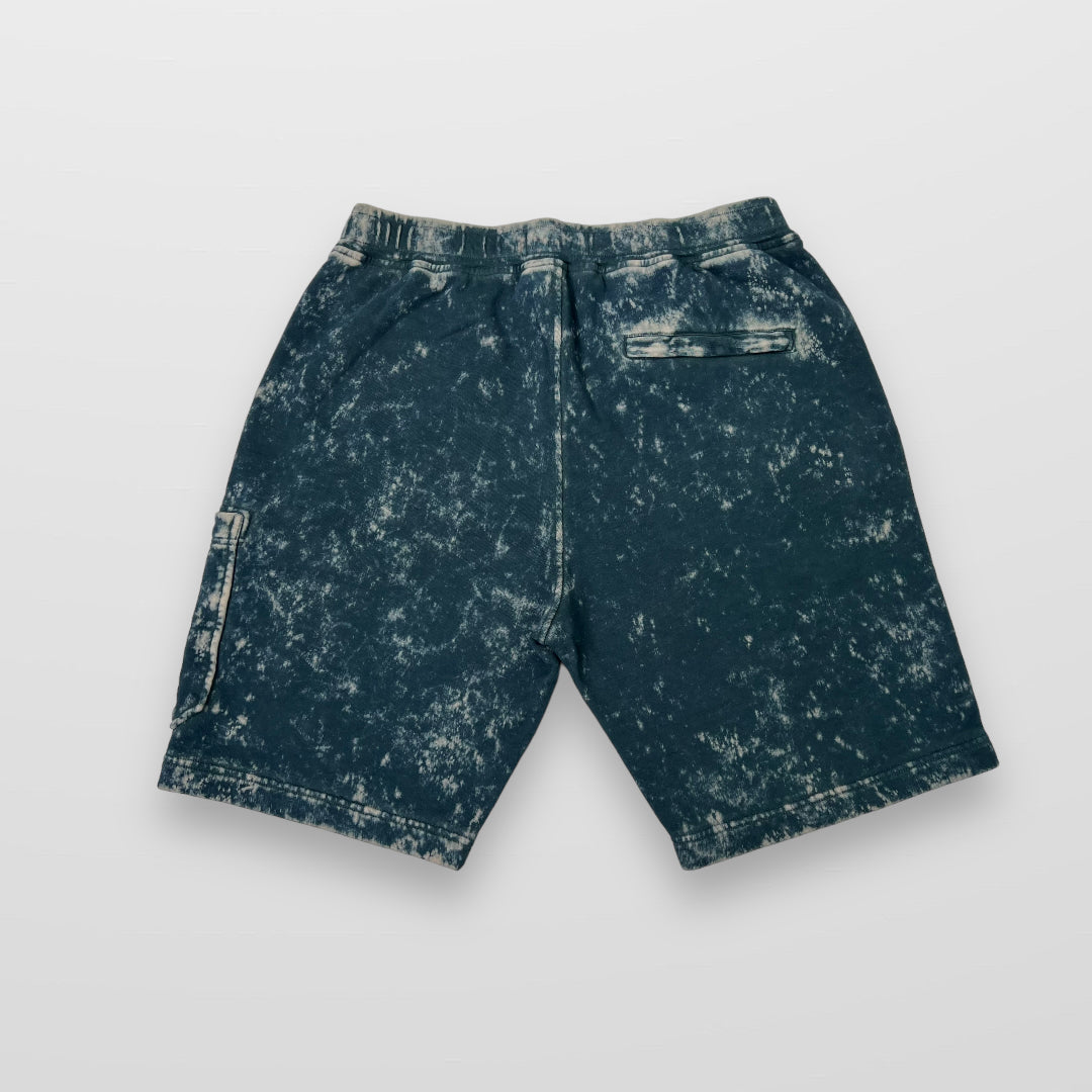 Stone Island Camo OVD `Treatment Tracksuit Shorts In Blue