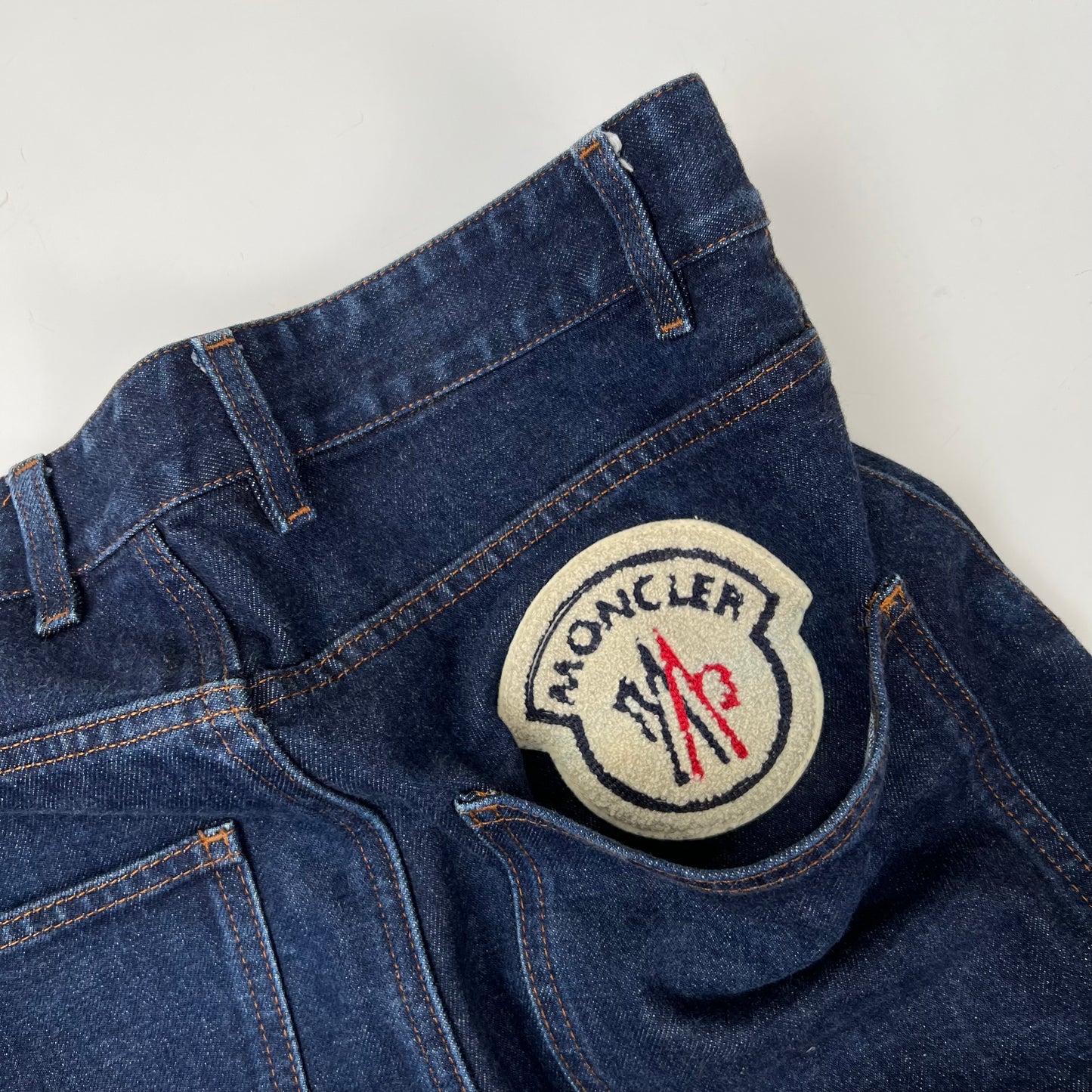 Moncler Jeans In Dark Blue