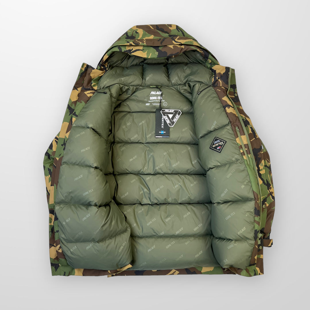 Palace Gore-Tex Down Parka In Woodland DPM Camo